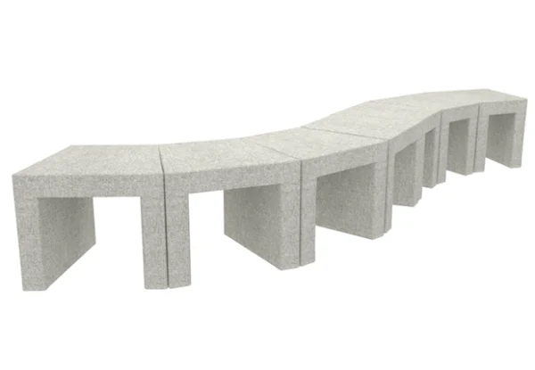 Palad REX ARC tuoli voidaan asetella muotonsa ansiosta suoriin linjoihin tai kaareviin asetelmiin. | Innovative Palad REX ARC chairs can be placed in straight lines or curved compositions.