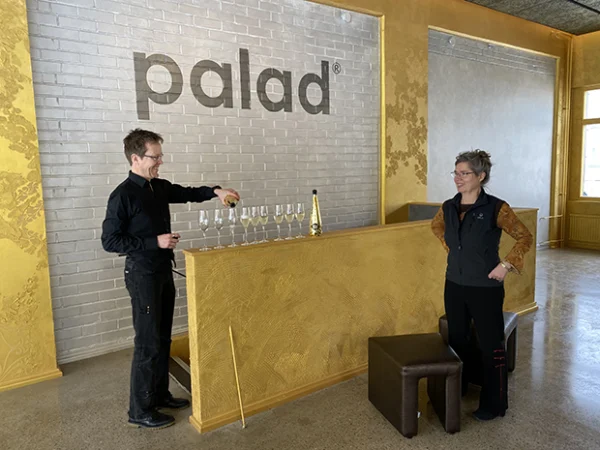 Jaana Partanen ja Heikki Lamusuo Palad Showroomilla | Jaana Partanen and Heikki Lamusuo at Palad Showroom