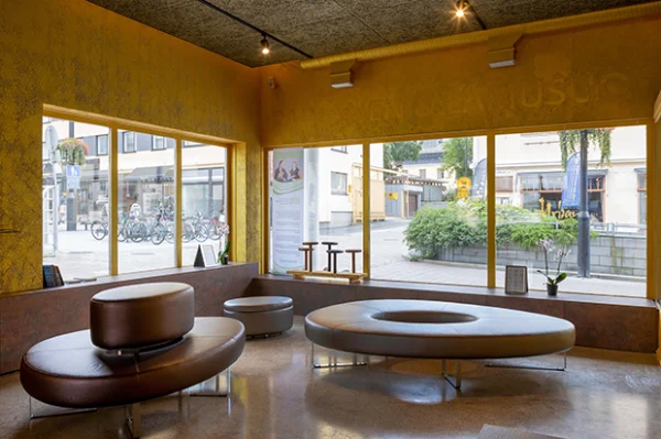 Palad Showroomilta näkyumä Kuopion keskustaan | Palad Showroom´s view to the centre of Kuopio.