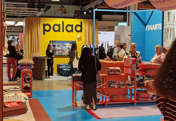 Palad Habitare -messuilla vuonna 2025. | Palad brand at Habitare in 2025.